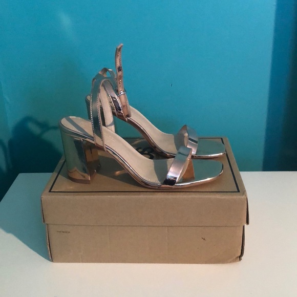 ASOS heels RoseGold color - Picture 1 of 3